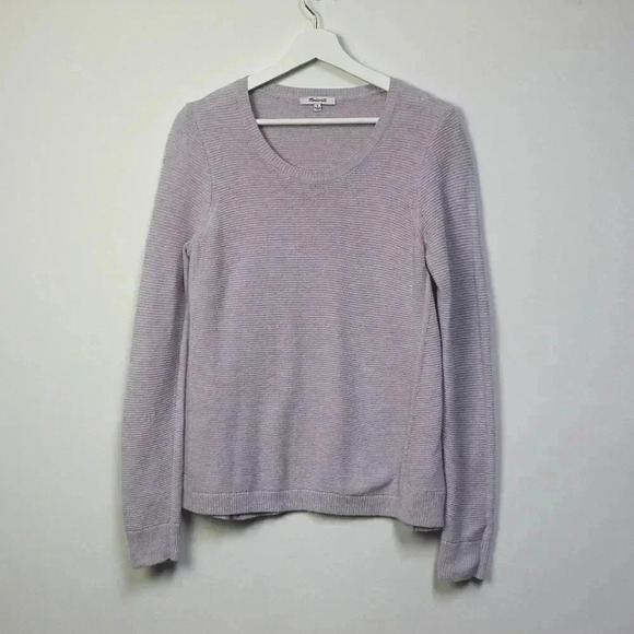 Madewell lavender lightweight pullover sweater size medium - Picture 2 of 10